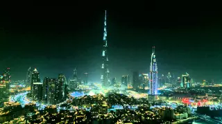 Burj Khalifa fireworks timelapse 2015 برج خليفة في احتفالات رأس السنة