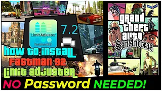 PROPER Way To Install The MOST LATEST Fastman 92 Limit Adjuster In GTA SAN ANDREAS (NO PASSWORD)