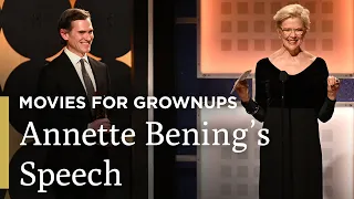 Annette Bening's Acceptance Speech | AARP The Magazine’s Movies for Grownups® | Great Performances