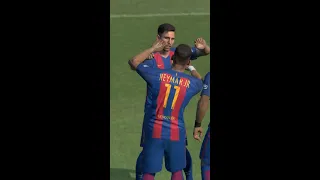 Pes 2017 FC Barcelona vs Real Madrid Gameplay #shorts