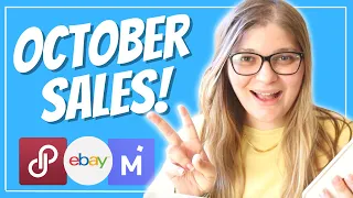 What Sold on Poshmark, Mercari, and EBay as A Reseller! | MY SECOND-BEST MONTH!