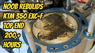 Can A Total Noob Rebuild A KTM 350 EXC-F Top End