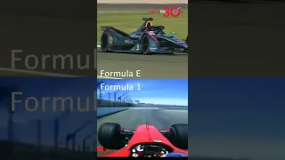 Formula E vs Formula 1 Car Sounds