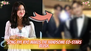 Queen Song Hye Kyo makes the handsome men confused.