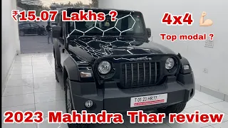 2023 Mahindra Thar 4x4 LX Hard Top variant review | feature,interior | worth it or not?