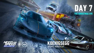 Need For Speed No Limits 2024 Koenigsegg Jesko Absolut (Winter Pursuit - Day 7 | (The Christmas Eve)
