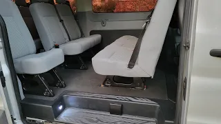 2021 DIY: I Reconfigured the Seats on a Ford Transit Passenger Van