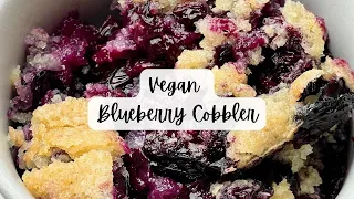 Vegan Blueberry Cobbler