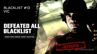 Rival Challenges | Defeated Blacklist #13 Vic - Need For Speed Most Wanted