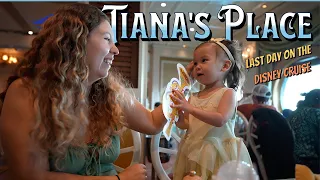 Disney Wonder Cruise: Last Day Dining at Tiana's Place | Day 4 Vlog