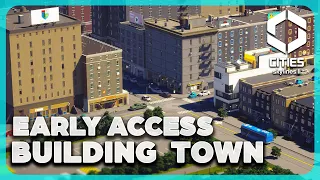 Building my FIRST CITY in Cities 2! Early Access Cities Skylines 2 Gameplay