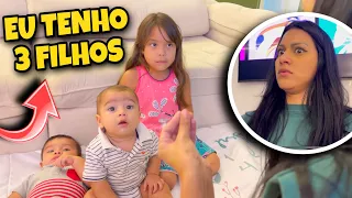 MÃE DE TRÊS FILHOS POR UMA NOITE!!! *novelinha* 😱😱😱