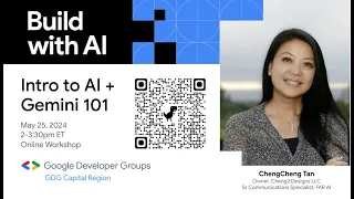 Build with AI Workshop: Intro to AI + Gemini 101