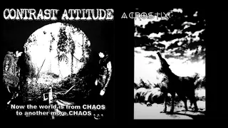 CONTRAST ATTITUDE / ACROSTIX Split 12" (Crust War, 2004) FULL ALBUM | d-beat crust punk Amebix