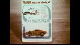 Vintage Old 1970's Mattel 1971 Matchbox Superfast Toy Car Commercial