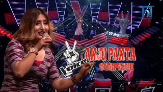 Anju Panta  Surprise The Voice of Nepal season 3  ||  Blind Audition consistent Na Birse Timilai
