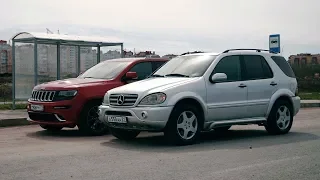 Старый, но быстрый Mercedes-Benz ML AMG