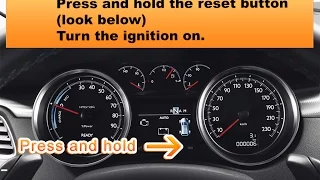 Service Light reset on a Peugeot 508