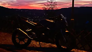 Chill Ride in the Evening | CBR 125 | [4K]