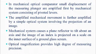 Unit-2.03-Mechanical Optical Comparators