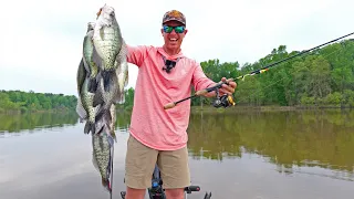 Fishing a Secluded Lake that has SLAB Crappie!