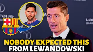 🚨UNEXPECTED BOMB! IT HAPPENED NOW! LEWANDOWSKI SURPRISED EVERYONE! BARCELONA NEWS TODAY!