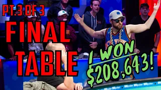 How I Turned $400 into $208,000. Pt.3 (Gambling Vlog #56) 2019 WSOP