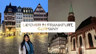 A Night in Frankfurt, Germany 🇩🇪 | 19 HR LAYOVER | Travel Vlog