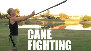 Fighting with a Walking Cane