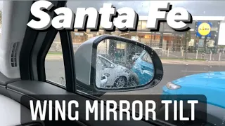 Automatic wing mirror tilt activation on 2022 Santa Fe #hyundaisantafe #howto
