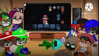 smg4 crew react to phantasm Devil Mario vs Mario