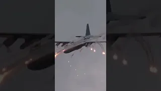 AC-130 Hercules gunship firing #shorts #usairforce #c130