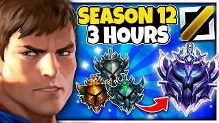 How to ACTUALLY Climb to Diamond in 3 Hours with Garen MID only [Season 12]