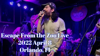 Escape From the Zoo Full Live 2022 April 8 4K Orlando Fl Will's Pub
