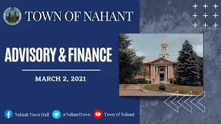 Nahant Advisory & Finance Committee | March 2, 2021