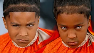 I Gave This ANGRY Kid The BEST Cut of His LIFE | Haircut Tutorial