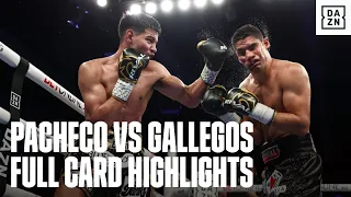 FULL CARD HIGHLIGHTS | Diego Pacheco vs Manuel Gallegos
