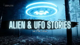 TRUE & Terrifying ALIEN Stories | COMP | No Music, Dark Screen | True Scary Stories in the Rain