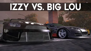 NFS Most Wanted - Mazda RX-8 (Izzy) vs. Mitsubishi Eclipse GT (Big Lou)