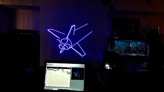 LaserCube - Demo - Projecting a show