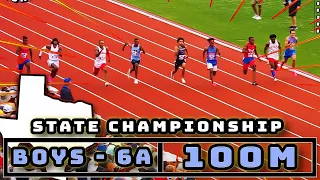 100M | Texas State Championship | 6A Boys