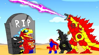 Rescue SUPER HEROES Baby IRON GODZILLA & KONG, SHIN GODZILLA: Returning from the Dead SECRET - FUNNY