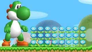 Giant Deluxe New Super Mario Bros. Wii Yoshi  - Full Walkthrough -  #01