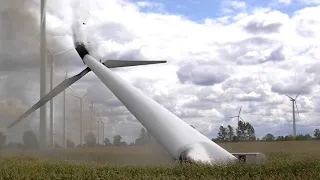 Sprengung - Bergholz-Löcknitz/MV - 72m Windkraftanlage - 15.08.2018