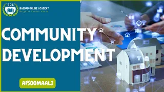 Module One.   Introduction to Community Development