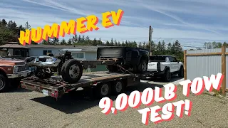 Towing 9,000 with 2023 Hummer EV SUT Edition 1