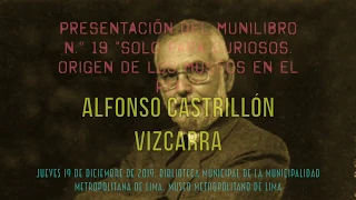 [AUDIO] Ponencia Alfonso Castrillón / Origen de los museos en el Perú