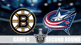 Blue Jackets VS Bruins Game 5 Каламбус - Бостон Плей-офф, 1/4 финала, Обзор матча