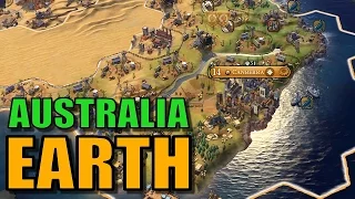 Civ 6: Australia Gameplay [True Start Earth Map] Let’s Play Civilization 6 as Australia | Part 8