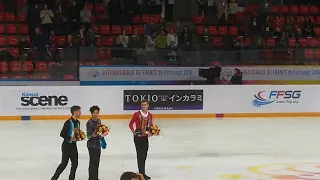 Men Victory Ceremony - Grand Prix Grenoble 2018 - Chen Brown Samarin  - Part 2 - 24/11/2018